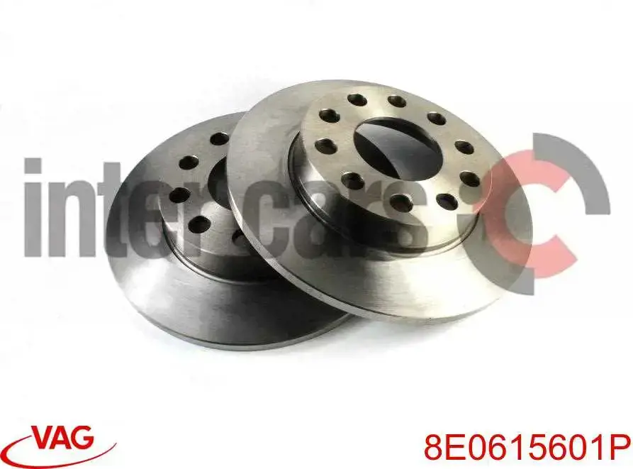 Do koszyka 8E0615601P VAG Tarcza hamulcowa tylna