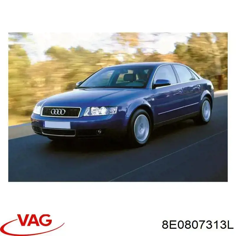 Wzmocnienie zderzaka tylnego Audi A4 B6 (8E2)