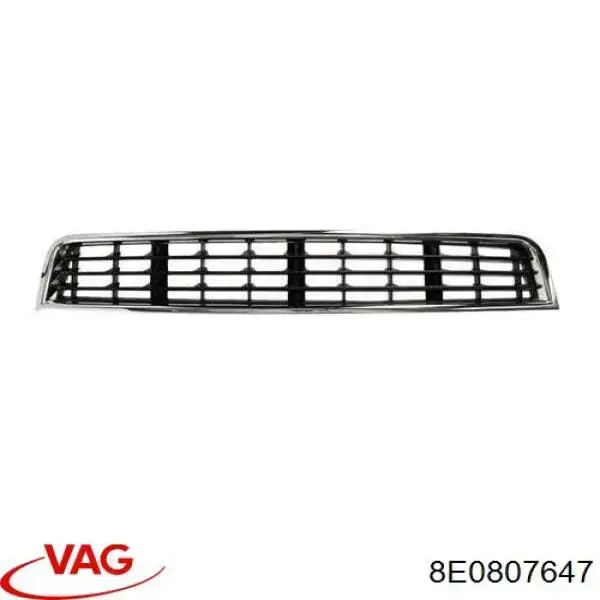 8E0807647 VAG Kratka zderzaka przedniego środkowa