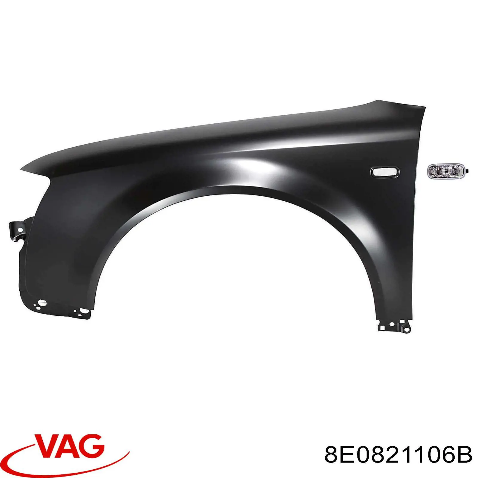 Błotnik przedni prawy VAG 8E0821106B cena, od 91,96 USD