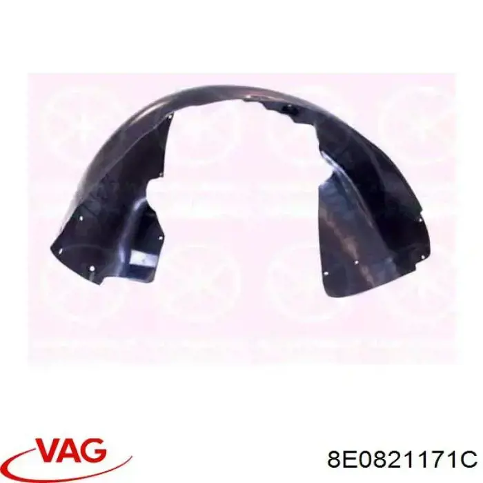 Nadkole błotnika przedniego lewe VAG 8E0821171C cena, od 27,69 USD