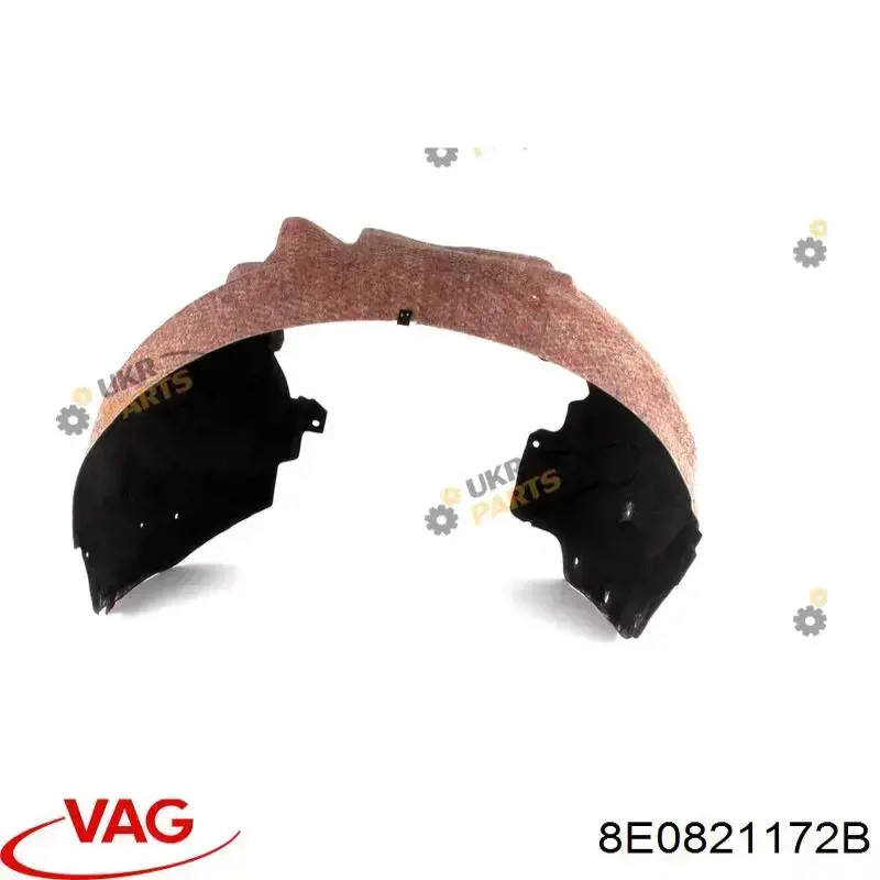 Do koszyka 8E0821172B VAG Nadkole błotnika przedniego prawe
