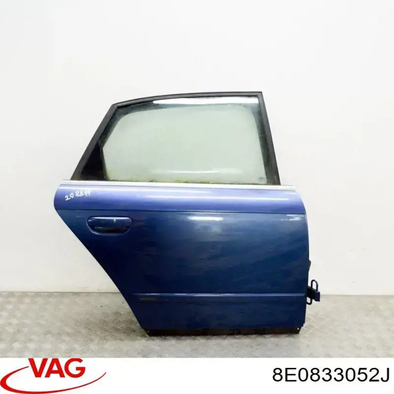 Do koszyka Drzwi tylne prawe Audi A4 B7 8EC