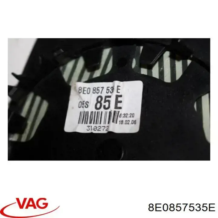 Wkład lusterka wstecznego lewego VAG 8E0857535E cena, od 16,66 USD