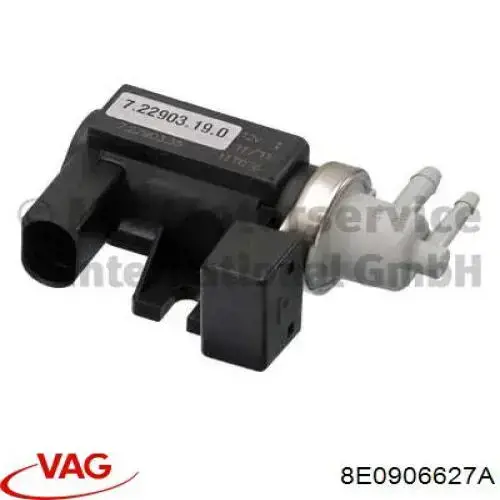 Do koszyka 8E0906627A VAG Przetwornik ciśnienia (solenoid) doładowania