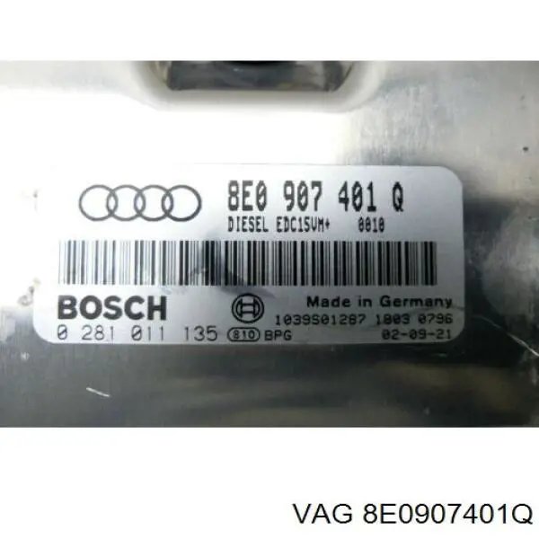 Sterownik silnika Audi A4 B6 sedana (8E2) (2000 - 2005) cena, od  