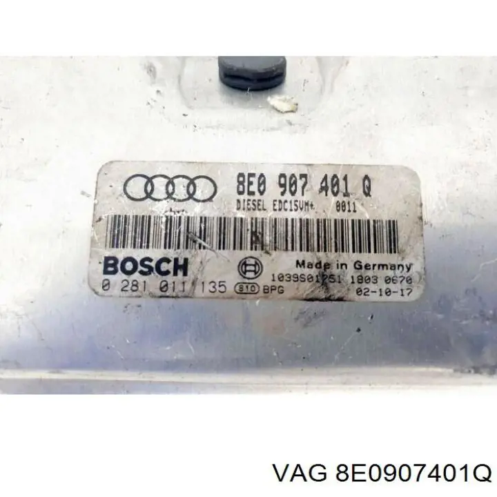 Do koszyka Sterownik silnika Audi A4 B6 8E2