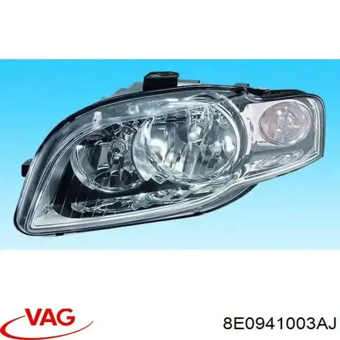 Do koszyka 8E0941003AJ VAG Reflektor lewy