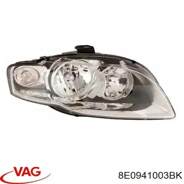 Reflektor lewy VAG 8E0941003BK cena, od 151,58 USD
