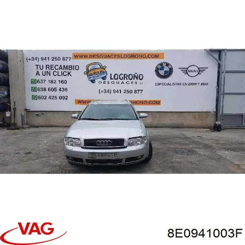 Reflektor lewy VAG 8E0941003F cena, od 153,50 USD