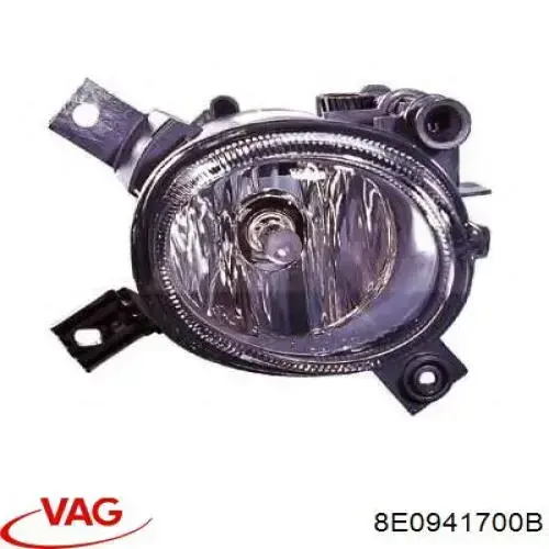 Lampa przeciwmgielna prawa VAG 8E0941700B cena, od 43,37 USD