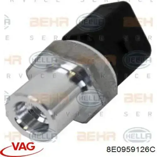 Czujnik ciśnienia bezwzględnego klimatyzacji VAG 8E0959126C cena, od 26,49 USD
