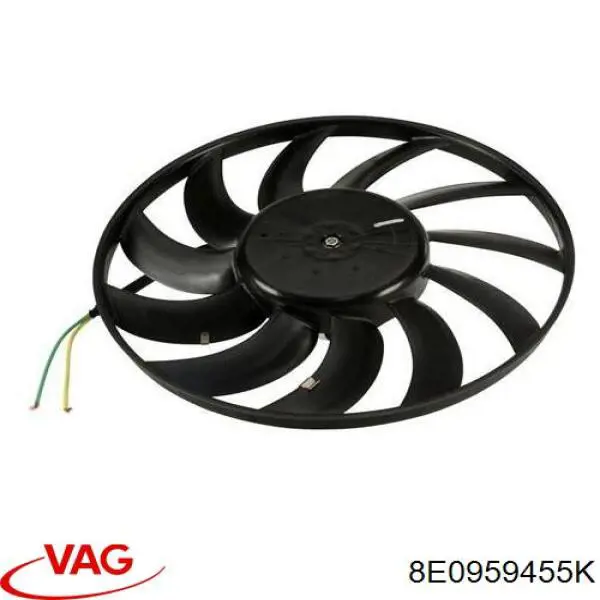 Wentylator elektryczny układu chłodzenia kompletny (silnik+wirnik) VAG 8E0959455K cena, od 66,80 USD