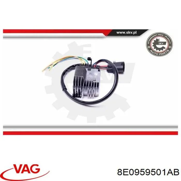 Regulator obrotów wentylatora (sterownik) VAG 8E0959501AB cena, od 111,00 USD