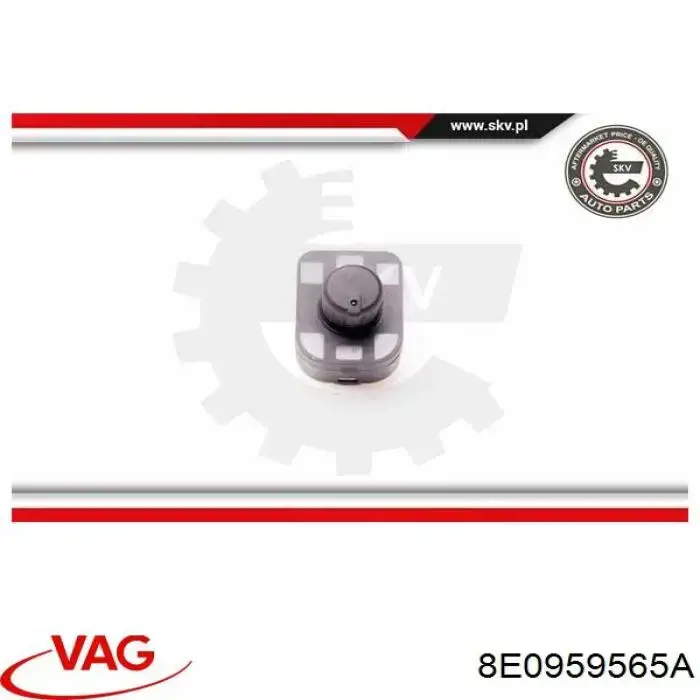 8E0959565A VAG Sterownik lusterek bocznych, na drzwi