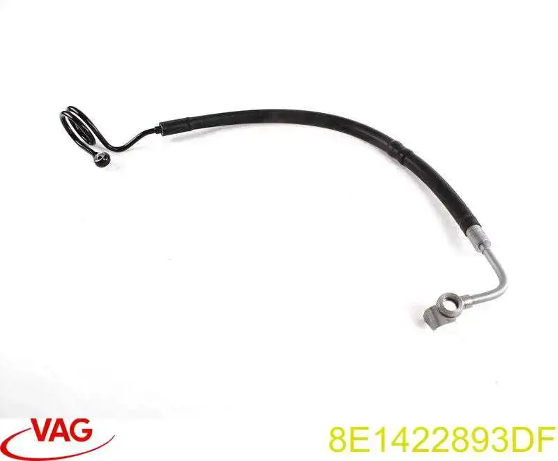 Przewód hydraulicznego układu wspomagania wysokiego ciśnienia, od pompy do maglownicy (mechanizmu) VAG 8E1422893DF cena, od 75,75 USD