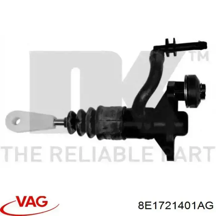 Do koszyka 8E1721401AG VAG Cylinder sprzęgła główny