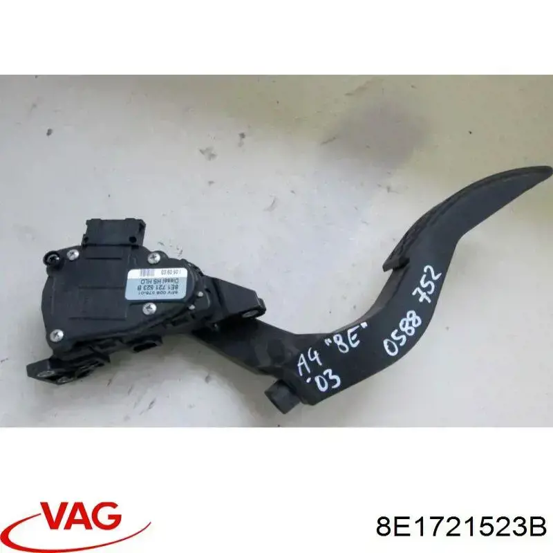 8E1721523B VAG Pedał przyspieszenia (gazu)