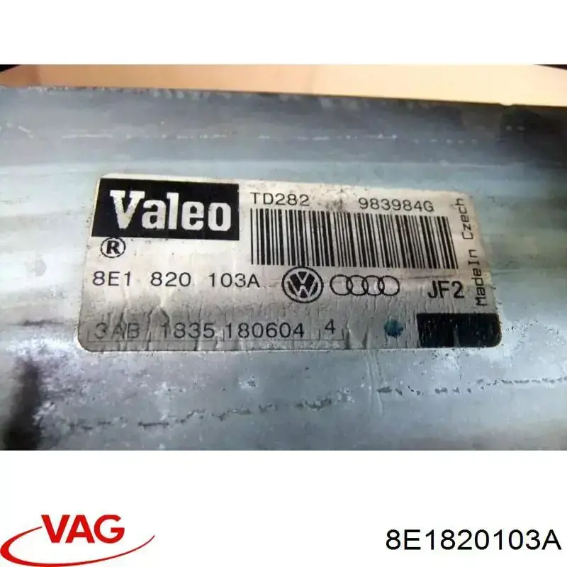 Do koszyka 8E1820103A VAG Parownik klimatyzacji