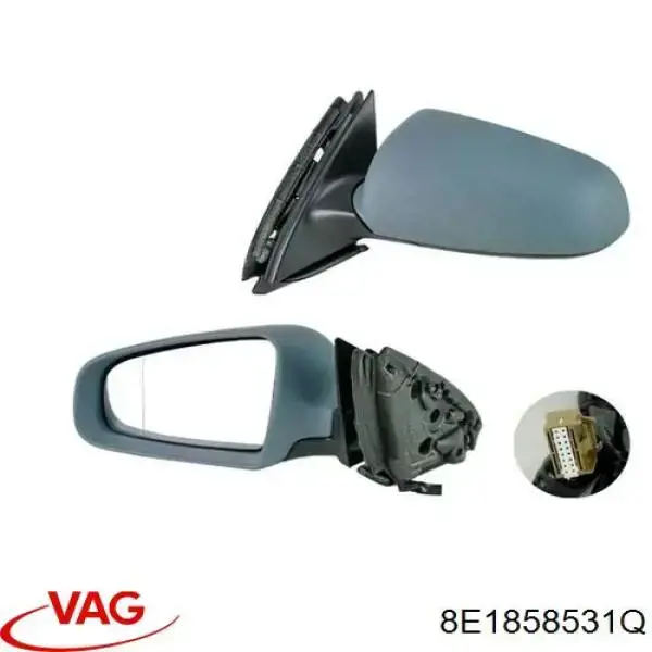 Lusterko wsteczne lewe Audi A4 B6