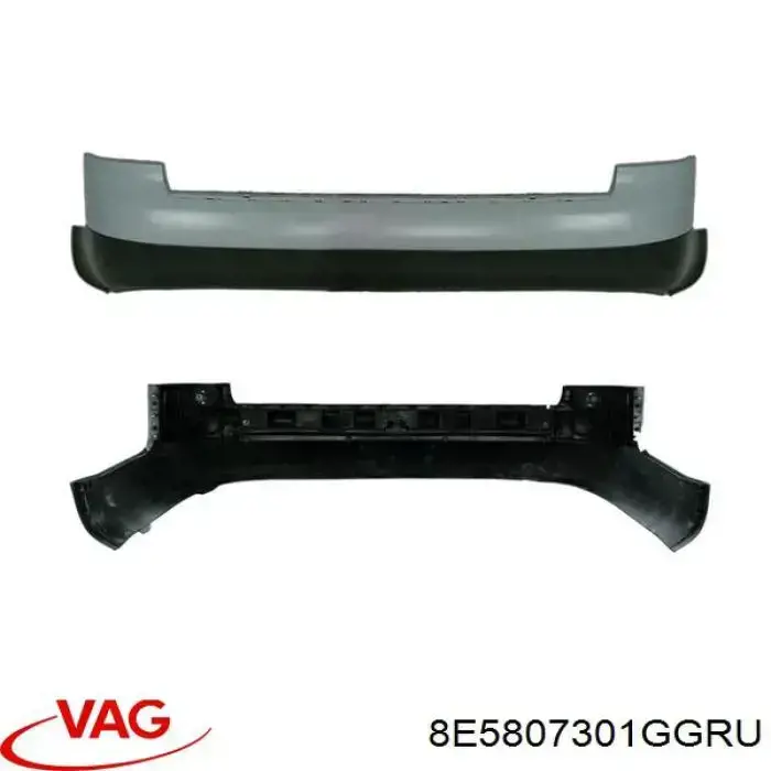 Do koszyka 8E5807301GGRU VAG Zderzak tylny