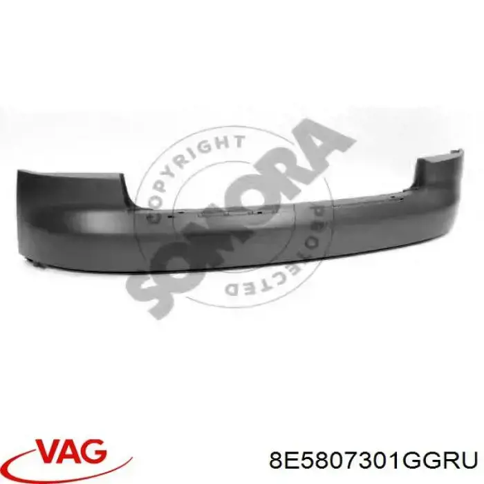 Zderzak tylny VAG 8E5807301GGRU cena, od 212,82 USD