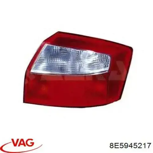 Do koszyka 8E5945217 VAG Lampa zespolona tylna lewa