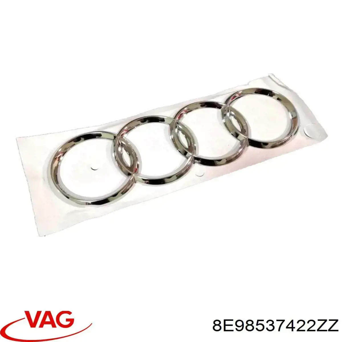 Emblemat na klapę bagaznika (znaczek firmowy) VAG 8E98537422ZZ cena, od 115,57 USD