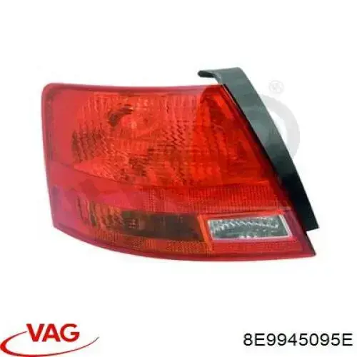 Lampa zespolona tylna lewa zewnętrzna VAG 8E9945095E cena, od 86,83 USD