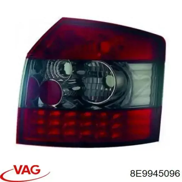 Lampa zespolona tylna prawa VAG 8E9945096 cena, od 108,79 USD