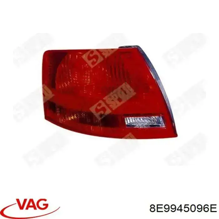 Lampa zespolona tylna prawa zewnętrzna VAG 8E9945096E cena, od 82,50 USD