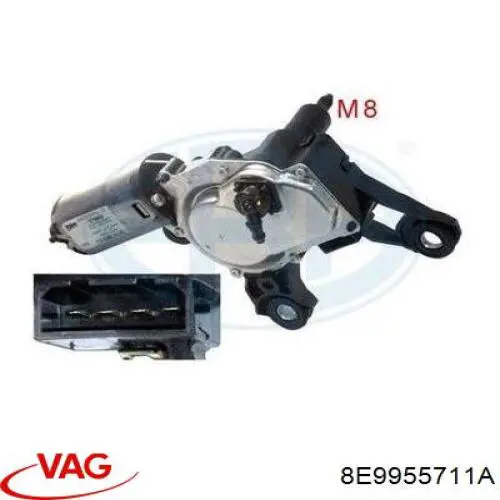 8E9955711A VAG Silniczek wycieraczki tylnej szyby