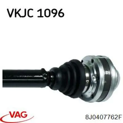 Półoś napędowa przednia prawa VAG 8J0407762F cena, od 69,81 USD