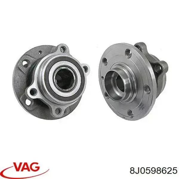 Piasta przednia VAG 8J0598625