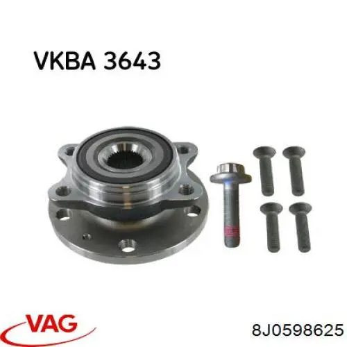 Piasta przednia VAG 8J0598625 cena, od 117,77 USD