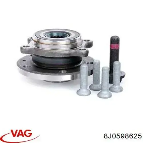 8J0598625 VAG Piasta przednia