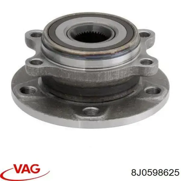 Do koszyka 8J0598625 VAG Piasta przednia