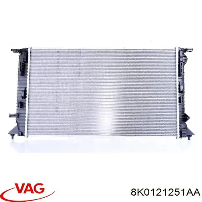 Chłodnica silnika 8K0121251AA VAG