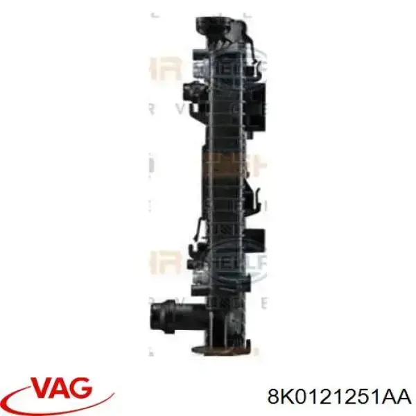 Chłodnica silnika VAG 8K0121251AA cena, od 295,67 USD