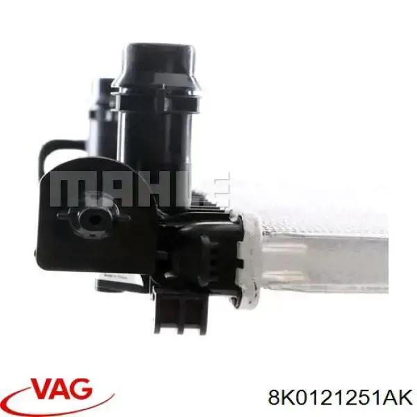 Do koszyka 8K0121251AK VAG Chłodnica silnika