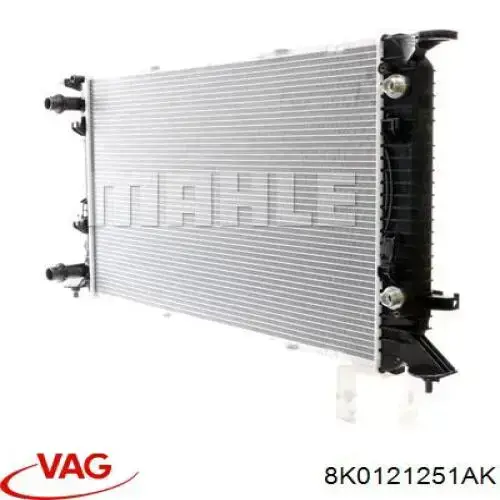 Chłodnica silnika VAG 8K0121251AK cena, od 175,55 USD