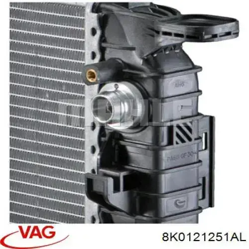 Do koszyka 8K0121251AL VAG Chłodnica silnika