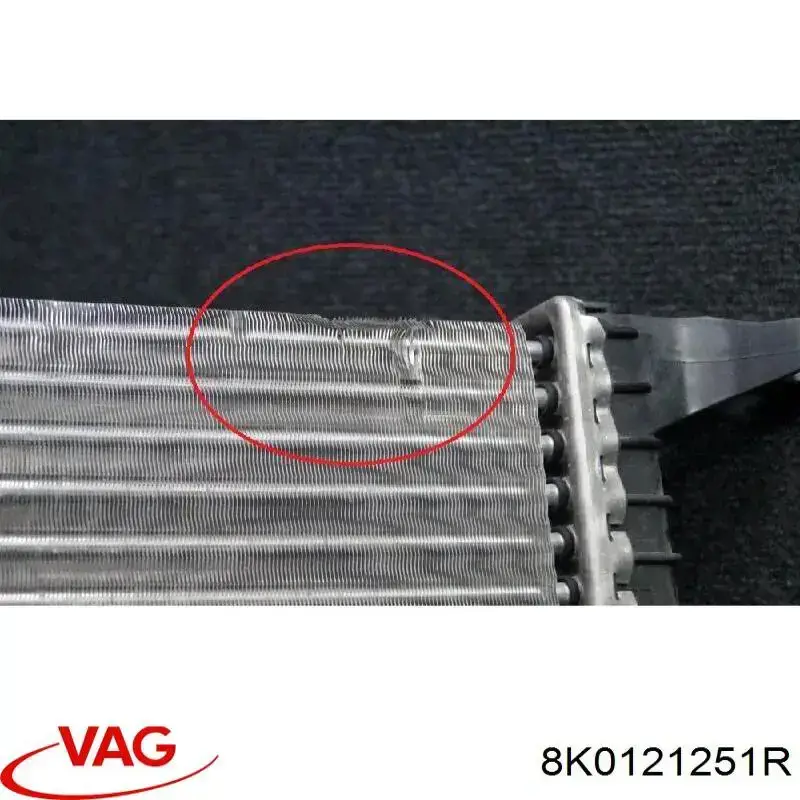 Do koszyka 8K0121251R VAG Chłodnica silnika