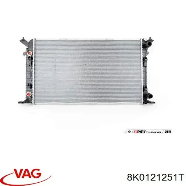 Chłodnica silnika VAG 8K0121251T