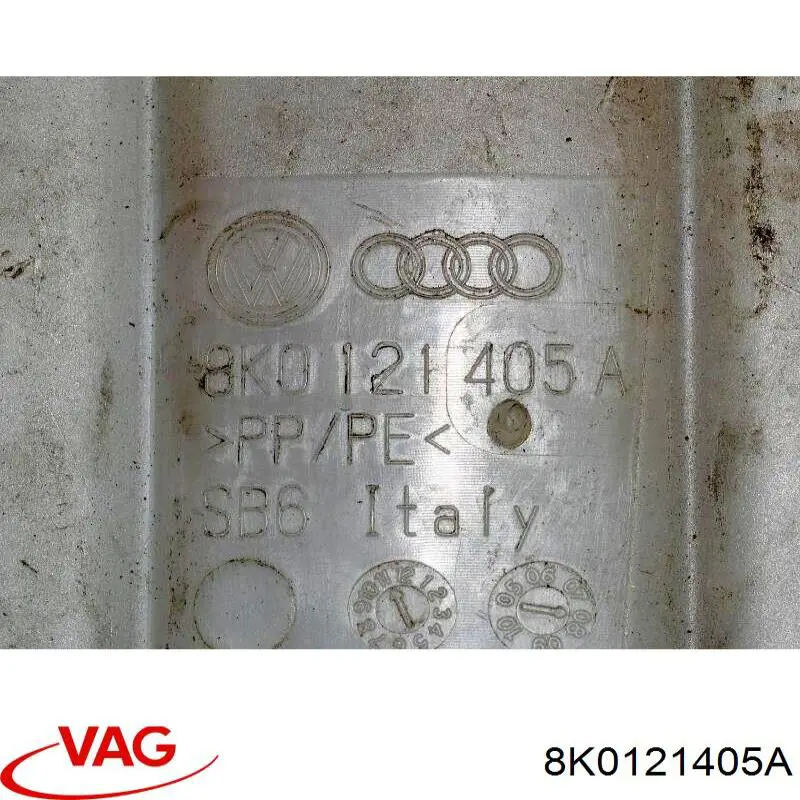 Zbiorniczek wyrównawczy układu chłodzenia VAG 8K0121405A cena, od 41,29 USD