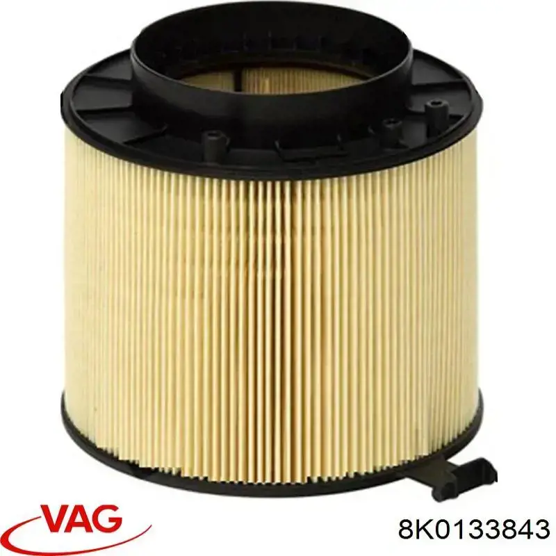 Do koszyka 8K0133843 VAG Filtr powietrza