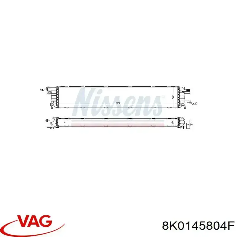 Chłodnica silnika dodatkowa VAG 8K0145804F cena, od 109,57 USD