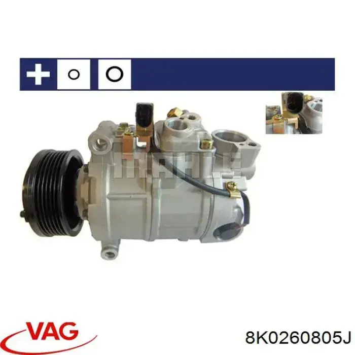 Sprężarka klimatyzacji VAG 8K0260805J