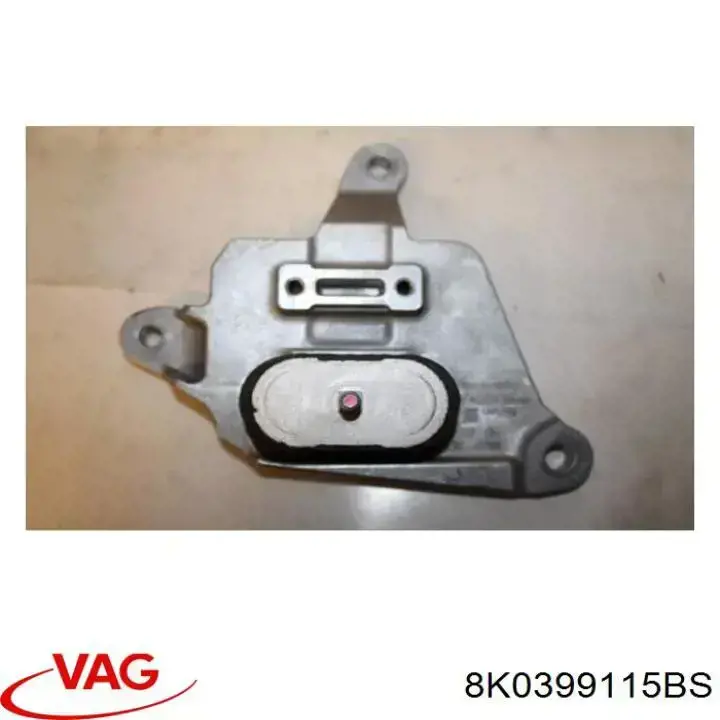 Do koszyka 8K0399115BS VAG Wspornik poduszki skrzyni biegów