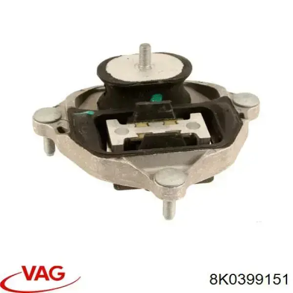 Do koszyka 8K0399151 VAG Wspornik poduszki skrzyni biegów